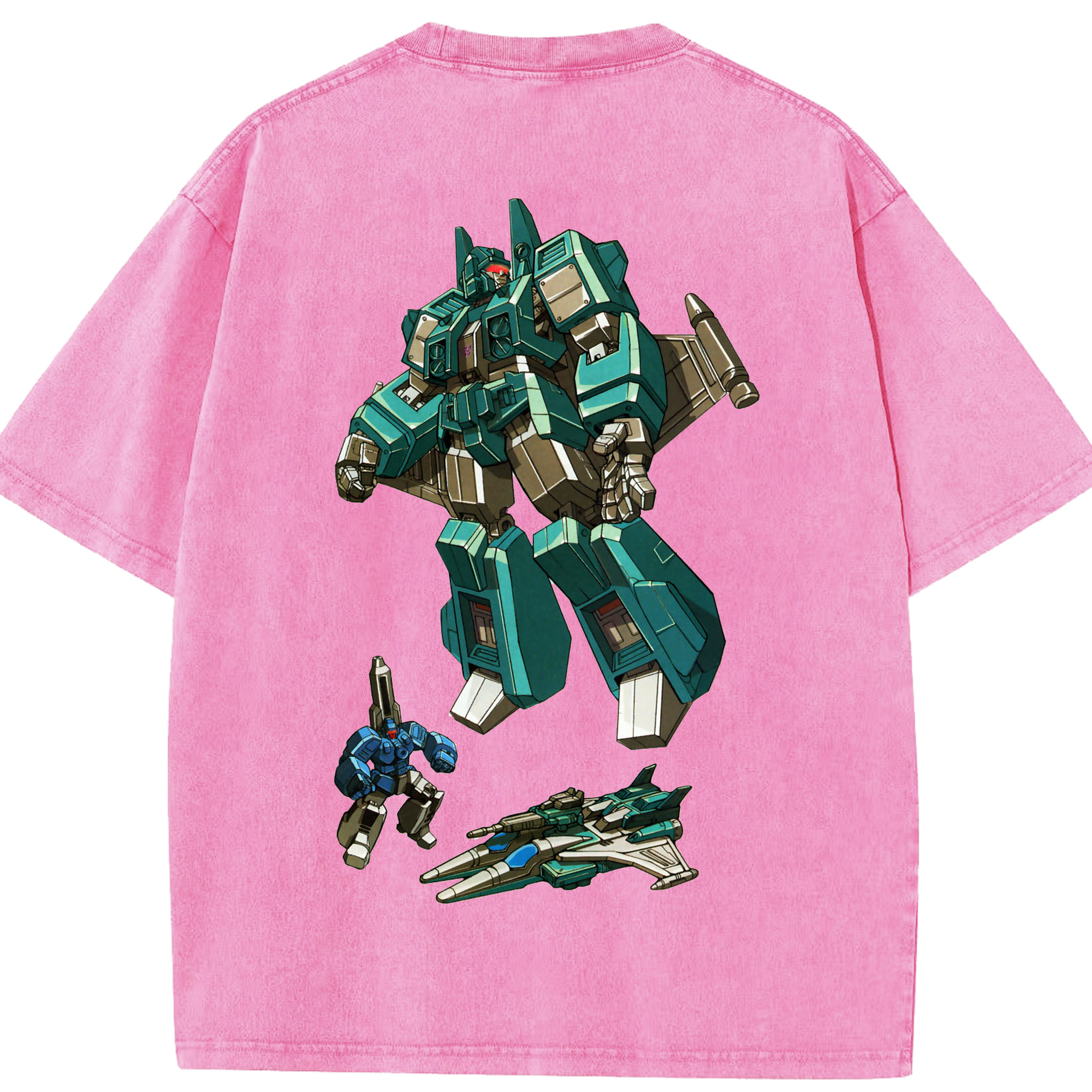 （画像用）  綿100% ヴィンテージ風 半袖Tシャツ（背面プリント）